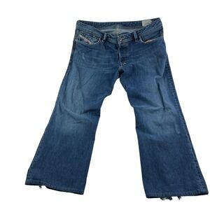 Diesel Blue Shazor Wash #0070K 5 Pocket Cotton Jeans Mens Size 38X28